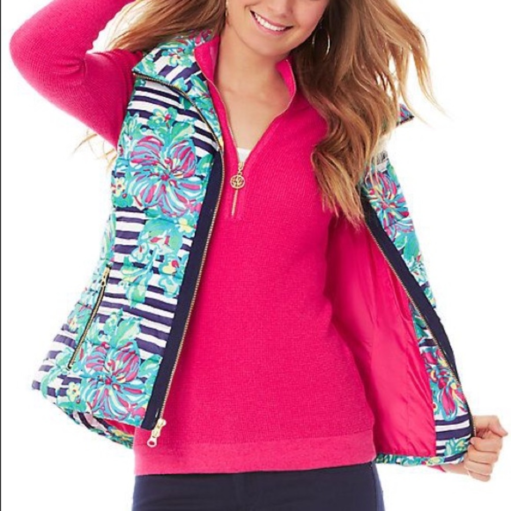 Lilly Pulitzer Syd Down Puffer Vest - Small